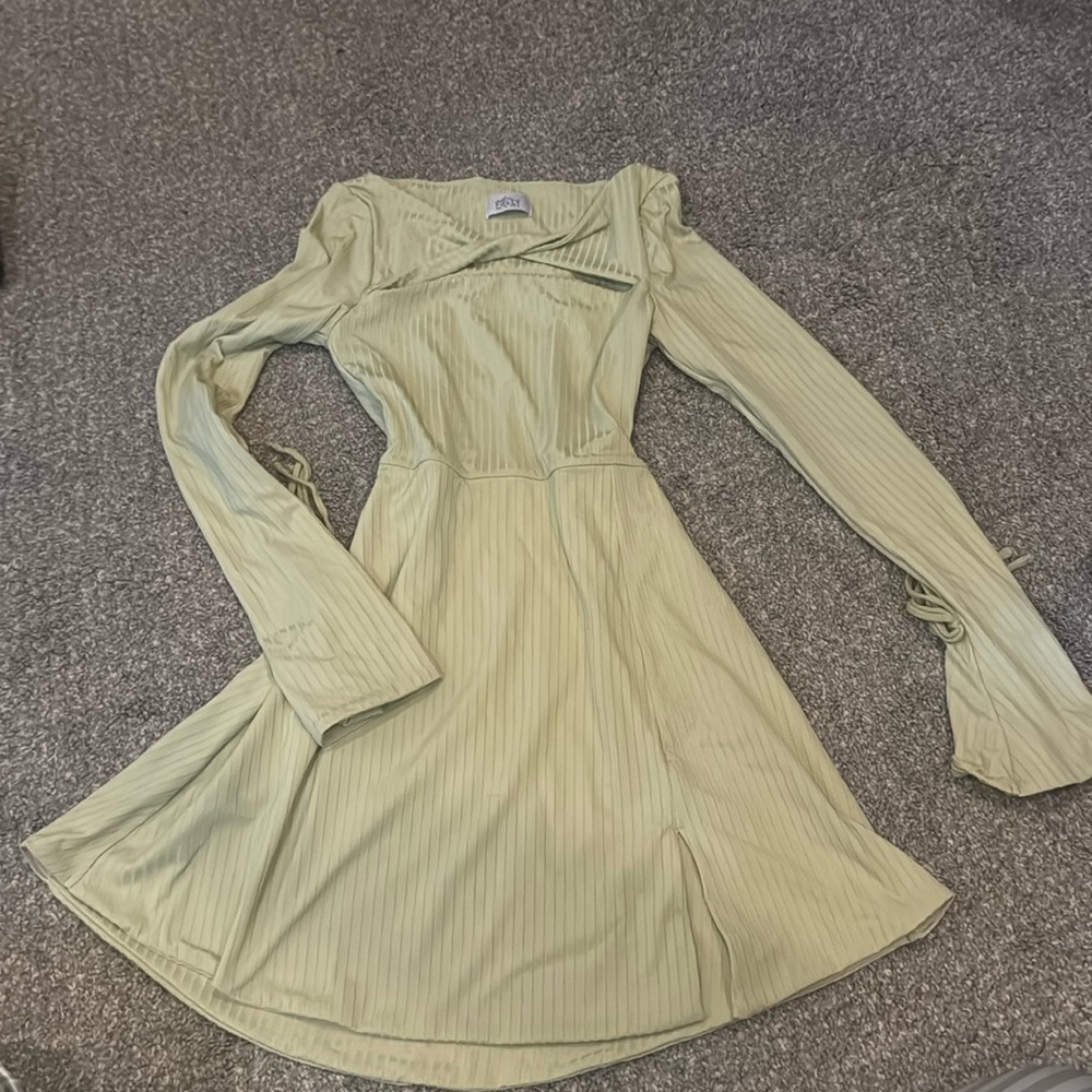 Green oh Polly mini dress in size 2